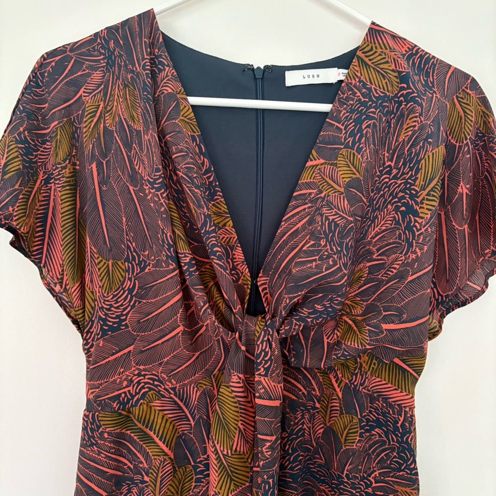 Lush Vibrant Patterned Maxi Dress
